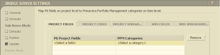 Portfolio Management Bridge for Primavera P6 User's Guide Web Portlet Web portlets are Form components that can be set up to display Project Management system Web Access views (or any other web page).