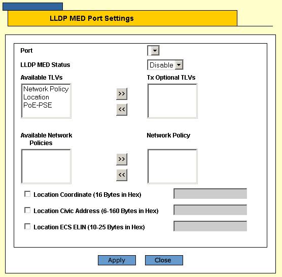 Configuring LLDP 2. Click Modify.
