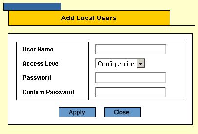 Configuring Device Security Configuring Server Based Authentication 2. Click Create.