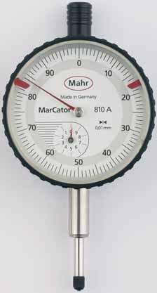 - 8 MarCator. Precision Dial Indicator 810 A DIN 878 222,00 Order no.