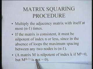 (Refer Slide Time: 27:52) We will apply this procedure and check whether a particular matrix is consistent or it is not consistent.