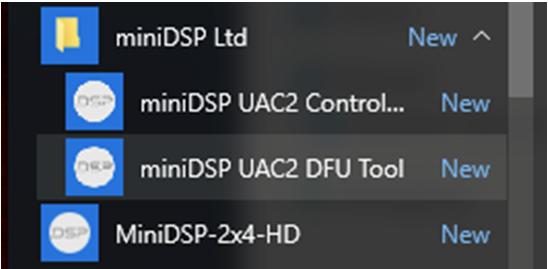 13.1 FIRMWARE UPGRADE minidsp may occasionally provide an upgrade to the HA DSP MCU firmware to enable new features.