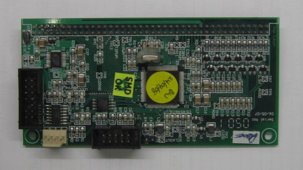 CHAPTER 6. DESCRIPTION OF SIMULATED & EXPERIMENTAL SYSTEMS DA-2810 Board The DA-2810 is a standardised DSP controller board produced by CPT (Fig. 6.17).