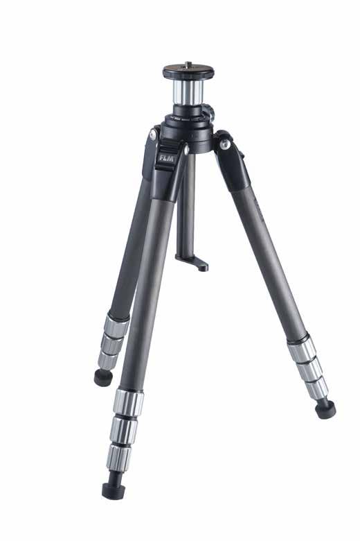 15 Innovations L6 - Leveling Hook system Carbon tube crossed The 30 series tripod family allows you to swivel the center column by +/- 15º in any direction and, at the same time, to fix its