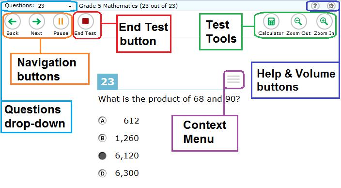 Overview of the Student Testing Site Using Menus and Tools. Test Tools This section provides an overview of the Smarter Balanced Online Testing System s available tools.