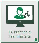 To access the TA Practice & Training Site: 1. Navigate to the Vermont Comprehensive Assessment Program Portal (http://vt.portal.airast.org). Figure 4. Card for TA Practice & Training Site 2.