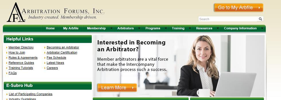 Introduction Arbitration Forums, Inc.
