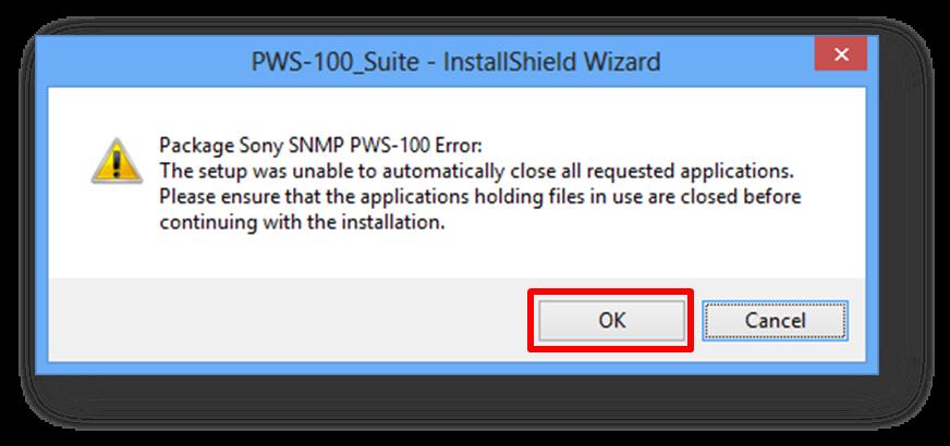 Click [Yes] to continue. User Account Control dialog is displayed. Click [Yes] to start the uninstallation. 4 Installing the PWS-100 Suite 6.