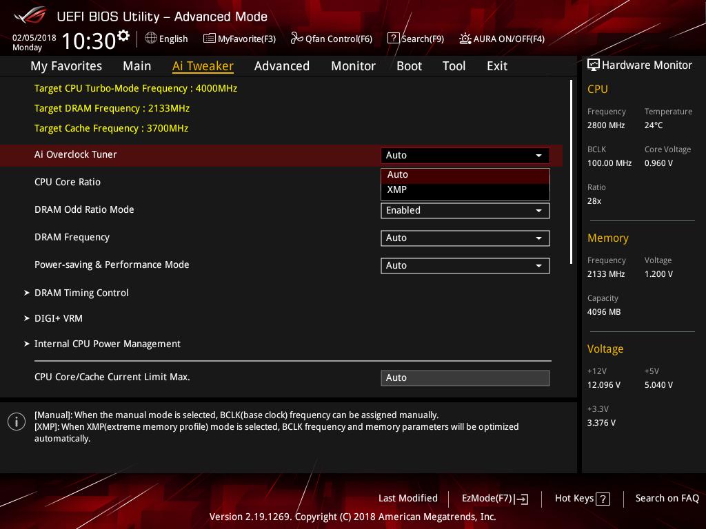 3.2.1 Advanced Mode The Advanced Mode provides advanced options for experienced end-users to configure the BIOS settings. The figure below shows an example of the Advanced Mode.