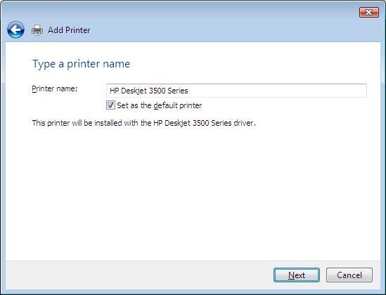 Select a Printer Name.