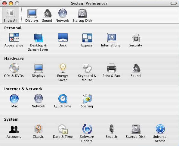 MAC OS 10.3 PANTHER USER NOTE: Mac OS printing is supported by Postscript printers only! With Mac OS X Panther (10.