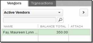 ADDING VENDORS In order to pay your bills with QuickBooks, you need to add your vendors. Nearly everyone you pay, other than employees, is a vendor. To add a vendor: 1. Click Vendor in the icon bar.