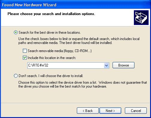 5.8. INSTALLING THE PCI DRIVER IN THE WINDOWS XP This section explains how to install the PCI driver under Windows XP In this manual, if there is no notice, Windows XP means both Windows XP