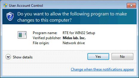 2. INSTALLATION PROCEDURE To install RTE for WIN32, insert the RTE for WIN32 install CD-ROM in a drive, and execute the \rte4w32\setup.exe command.