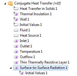 Y CONJUGATE HEAT TRANSFER You can continue using the model built so far, or you can open the model from the Model Library. 1 To open the model in the Model Library, select View>Model Library.