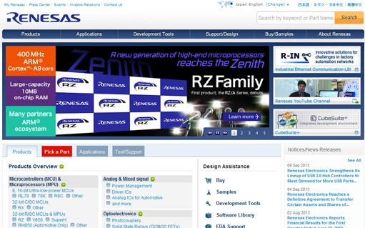 from the Renesas site.