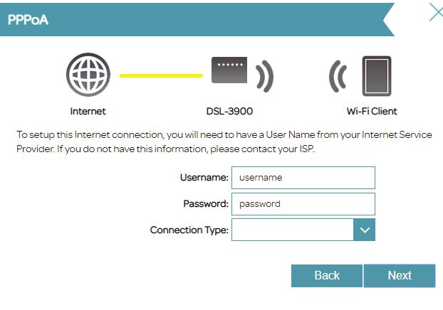 The software is no longer needed and will not work through a router. PPPoA connection type is only available for ADSL connections.