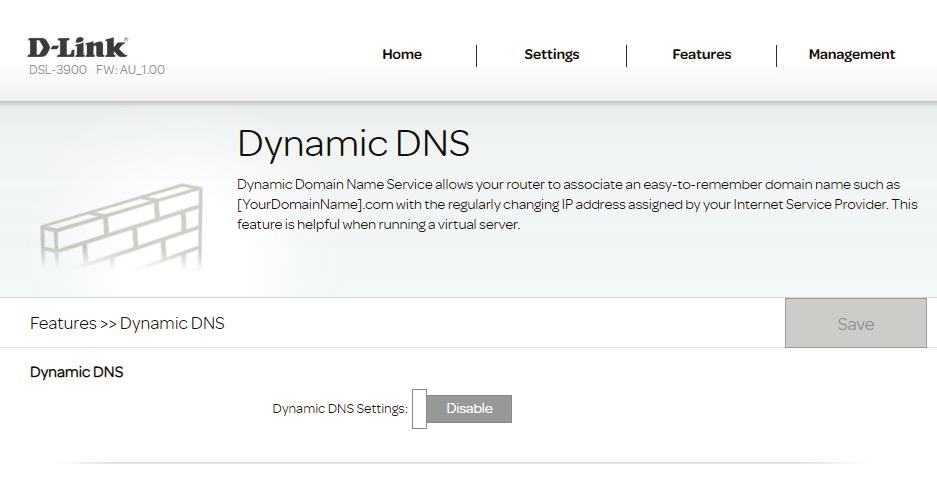 Section 4 - Configuration Dynamic DNS The Dynamic DNS page is used to Most Internet Service Providers (ISPs) assign dynamic (changing) IP addresses.