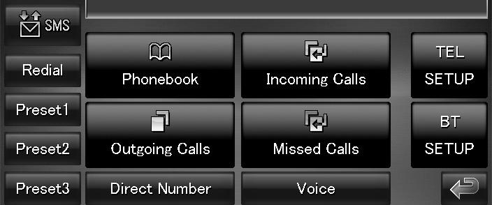 Hands Free Unit Control Making a Call Using Call Records Calls by selecting a phone number from the outgoing, incoming, or missed calls list.
