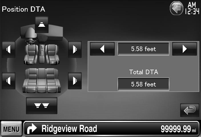 [DTA] Displays the Position DTA (Digital Time Alignment) screen.