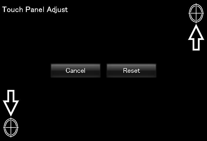 Touch Panel Adjustment You can adjust the touch panel operations. Display the Touch panel Adjustment screen Touch [ ] > [ ] > [System] > [Touch].