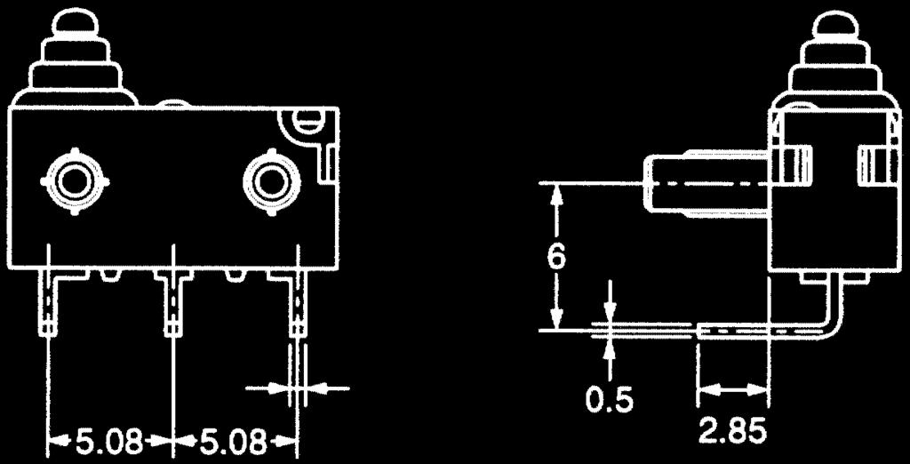 Dimensions not indicated in the diagrams have a tolerance of ±0.2 mm 3.