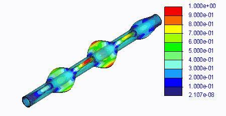 Creo Simulate enables you to simulate structural and thermal loads on product designs.