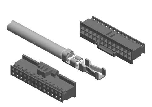 BOARD/WIRE-TO-BOARD CONNECTORS MINITEK CRIMP-TO-WIRE ACTIVE LATCH HOUSINGS FEATURES & BENEFITS Latching rentention 15/25 N