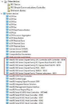 Intel chipset drivers Before installation After installation Intel HD Graphics 620 This
