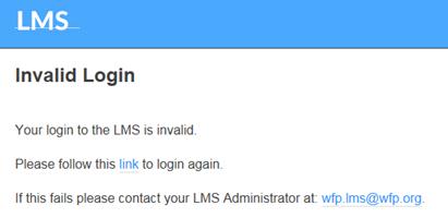 What do I do if I see Invalid log-in?