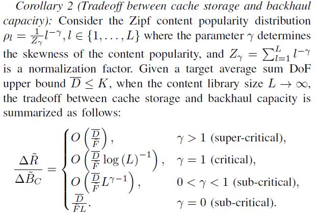 Tradeoff between Cache Storage and Backhaul 40