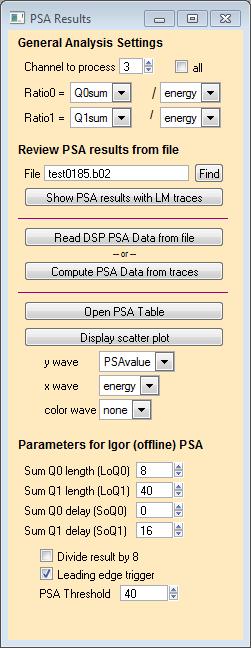 4 Pixie Viewer Tools To assist in the analysis of the acquired data, a number of processing and display functions have been added to the Pixie Viwer software.