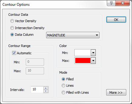 dialog, and selecting the quantitative data column that you would like to contour.