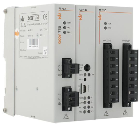 ACOS 750 A Powerful Allrounder in the ACOS 7 Series IDS automation and telecontrol technology of the ACOS 7 series offers high-performance devices and systems, especially for the utilities sector.