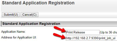 5) Keeping the MFP s Web UI open go back to the Pcounter for OSA Configuration UI and go to Server > Sharp URL Clipboard.