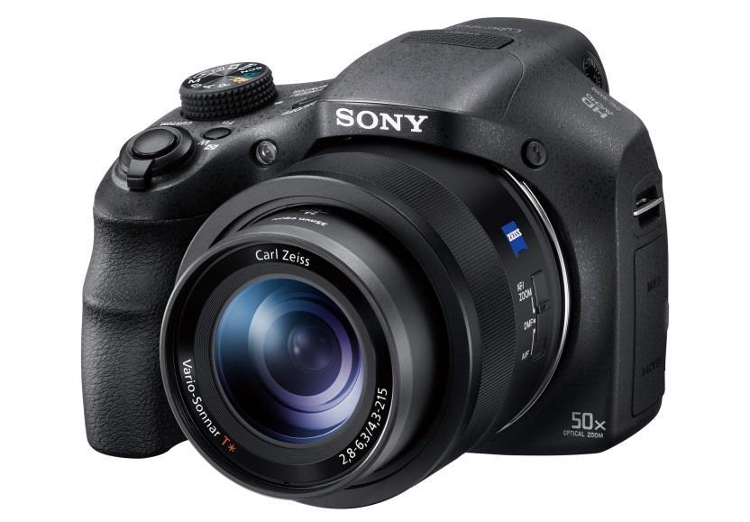 Press Release The Compact 50x Super Optical Zoom Cyber-shot HX350 from Sony is Big on Imaging Power ZEISS Vario-Sonnar T* lens with 50x optical zoom and 100x Clear Image Zoom 1 for awesome close-ups