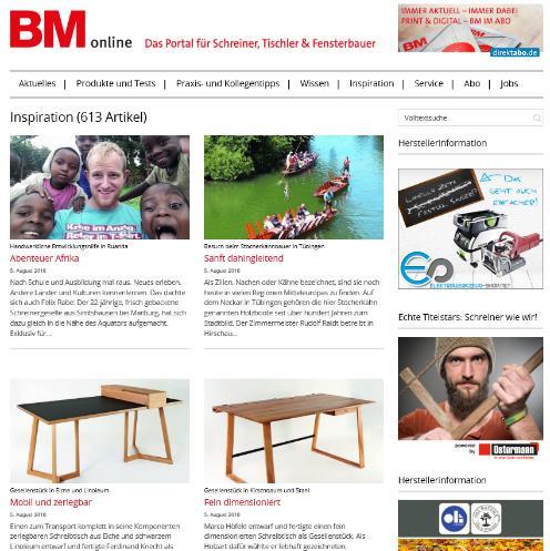 BM-Online offers an exciting mix of daily news, knowledge, inspiration, impulses and practice,