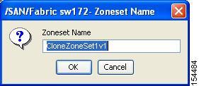 Configuring and Managing Zones Cloning Zones, Zone Sets, FC Aliases, and Zone Attribute Groups Using Fabric Manager Enters configuration mode.