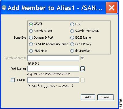 click the Insert icon. You see the Add Member to Alias dialog box (see Figure 27: Add Member to Alias Dialog Box, on page 72).