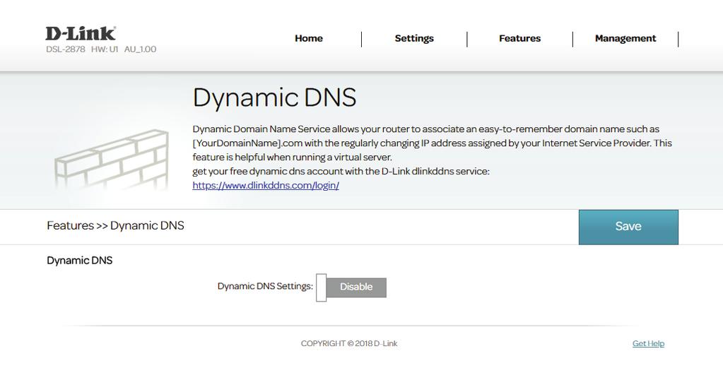 Section 4 - Configuration Dynamic DNS The Dynamic DNS page is used to Most Internet Service Providers (ISPs) assign dynamic (changing) IP addresses.