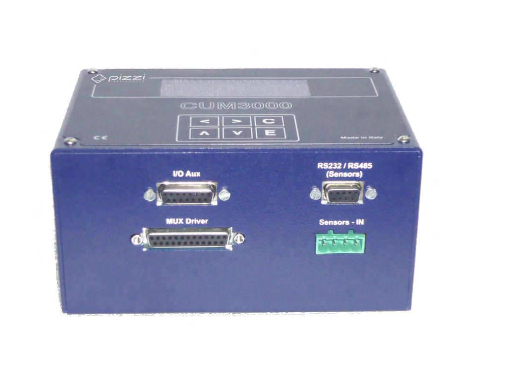 In automatic monitoring systems the data-logger CUM3000 is usually integrated with the following accessories and components: Multiplexers 12V Power supply or solar panel Overvoltage protection Modem