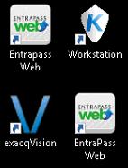 Once this is installed, you will see a second identical icon for EntraPass Web has been created.