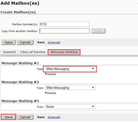 Figure 66: Add Mailbox Cont.