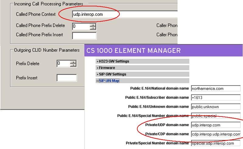 Installing and configuring MCM 111 Figure 54 Element Manager SIP URI MAP ATTENTION MCM supports only SRS mode in a collaborative setup.