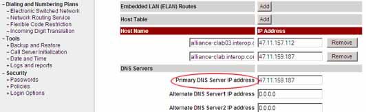 242 Configuration Examples Figure 135 DNS configuration on the Signaling Server Figure 136 SIP GW Settings Note: Users