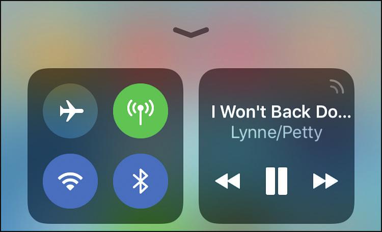 Listening to Music with the Music App 25 Information about the current music Music controls Swipe up from the bottom to return to the previous screen If your phone is unlocked, you can open the same