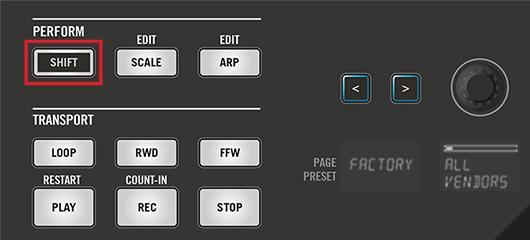 KOMPLETE KONTROL Browser Browsing with the KOMPLETE KONTROL S-SERIES Going from left to right, you can progressively refine your search and narrow down the list of preset files: Switch between