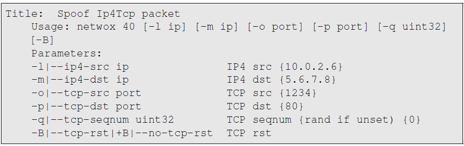 TCP Reset Attack on Telnet Connection Using netwox tool 40, we can generate a spoofed RST packet to the client or server.