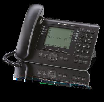 LCD Displays Large, clear LCD displays with intuitive user interface offer fast access to phonebooks and features.