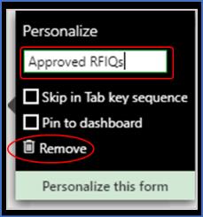 PM4+ Partners Workspace - customize your experience Page 2 8. To show the number of records in your list on the tile, set the Show count on the tile toggle to Yes 9. Click OK 10.